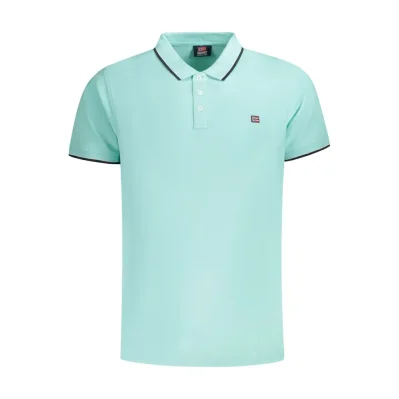 Light Blue Cotton Polo Shirt