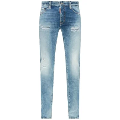 Blue Cotton Jeans & Pant