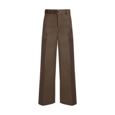 Double-faced Silk Cotton Pants