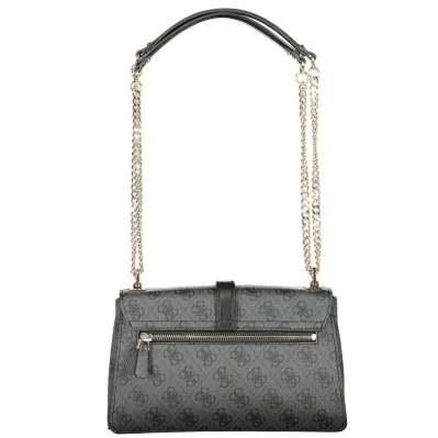 Gray Polyethylene Women Handbag