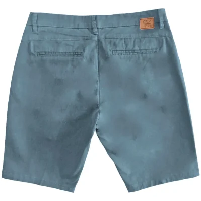 Light Blue Cotton Short