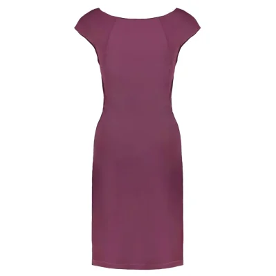 Purple Elastane Dress