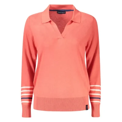Pink Cotton Women Sweater