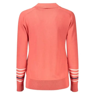 Pink Cotton Women Sweater