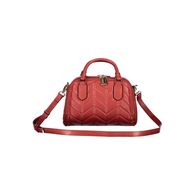 Red Polyethylene Women Handbag