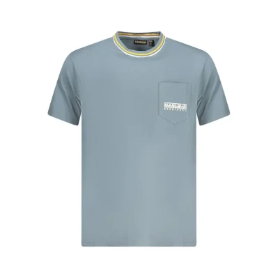 Gray Cotton Men T-Shirt