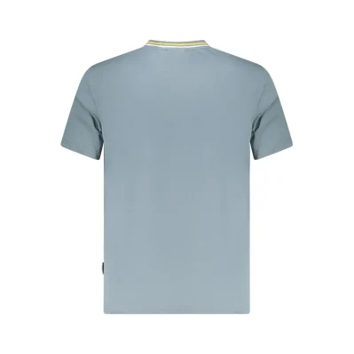 Gray Cotton Men T-Shirt