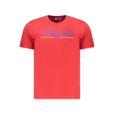 Red Cotton Men T-Shirt