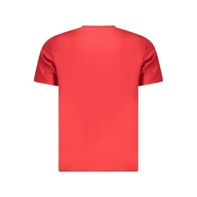 Red Cotton Men T-Shirt