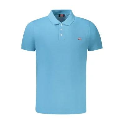 Light Blue Cotton Polo Shirt