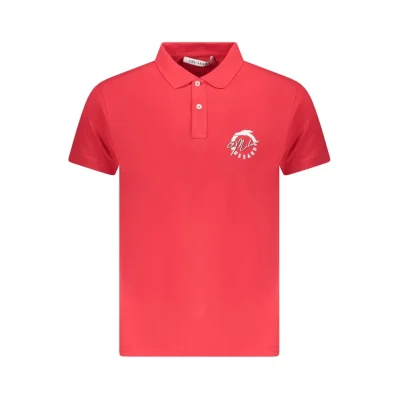 Red Cotton Polo Shirt