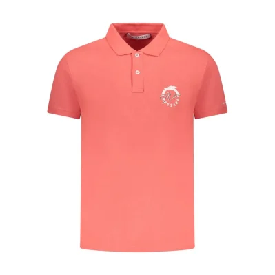 Pink Cotton Polo Shirt