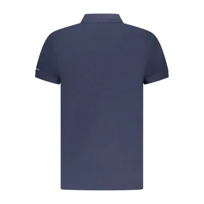 Blue Cotton Polo Shirt