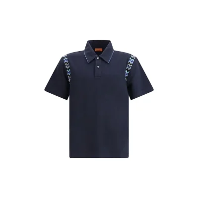 Polo Shirt with ZigZag details