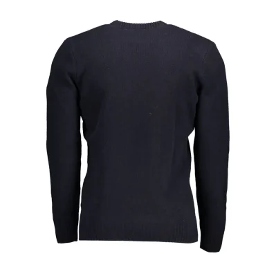Blue Wool Men Sweater