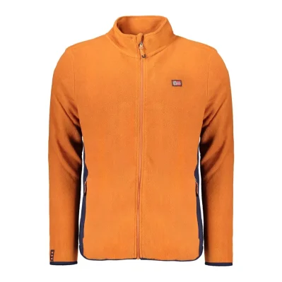 Brown Polyester Men Sweater