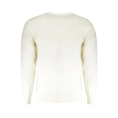 White Wool Mens Sweater