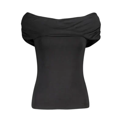 Black Modal Tops & T-Shirt