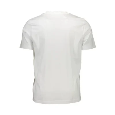 White Cotton Men T-Shirt