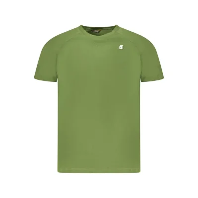 Green Cotton Men T-Shirt