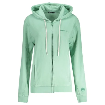 Green Cotton Women Sweater