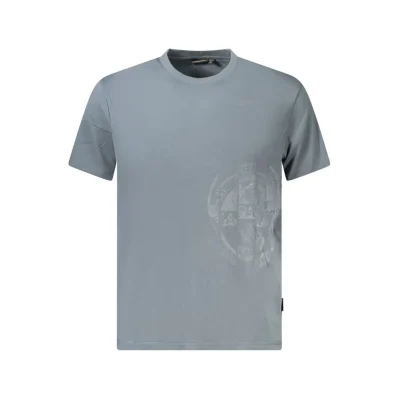 Gray Cotton Men T-Shirt