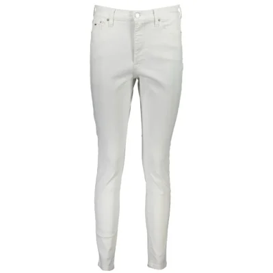 White Cotton Women Jeans