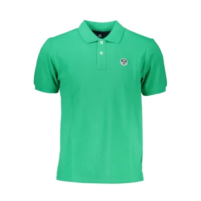 Green Cotton Polo Shirt