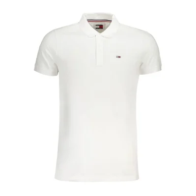White Cotton Polo Shirt