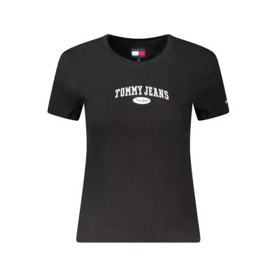 Black Cotton Tops & T-Shirt
