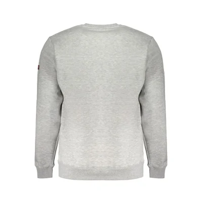 Gray Cotton Men Sweater