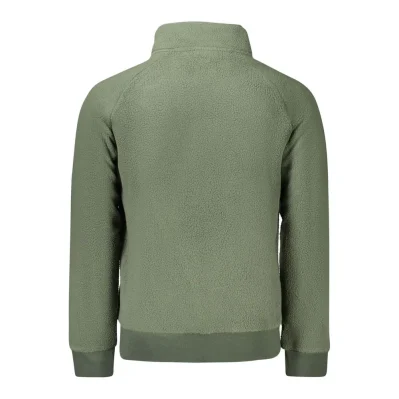 Green Polyester Men Jacket