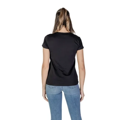 Black Cotton Tops & T-Shirt