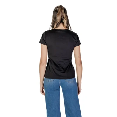 Black Cotton Tops & T-Shirt