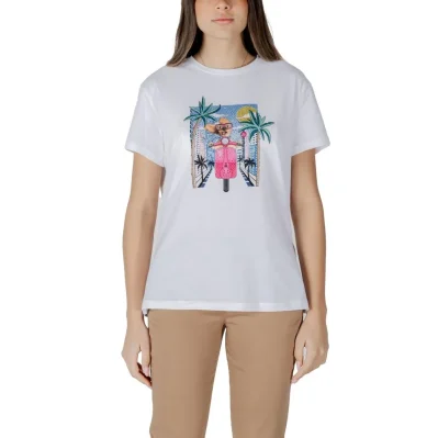 White Cotton Tops & T-Shirt