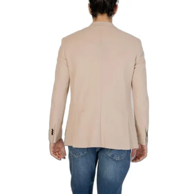 Beige Cotton Blazer
