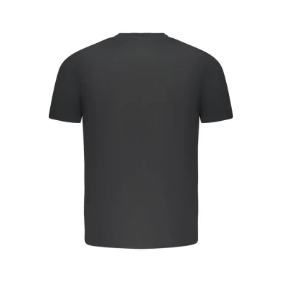 Black Cotton Men T-Shirt