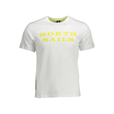 White Cotton Men T-Shirt