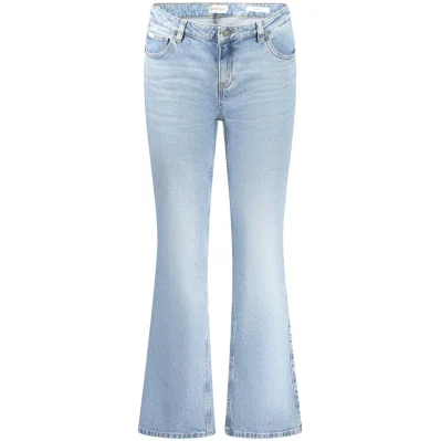 Light Blue Cotton Jeans & Pant