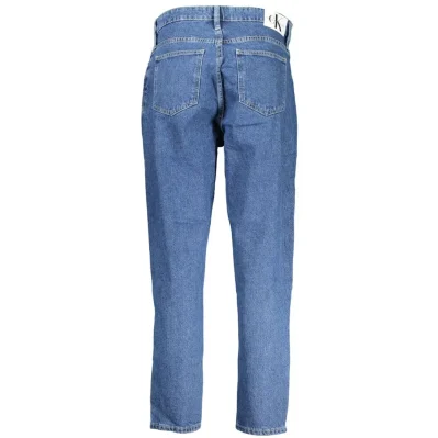 Blue Cotton Women Jeans