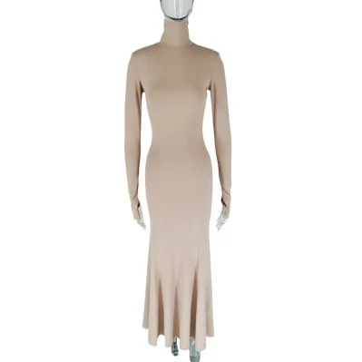 Skinny Hip Backless Dress