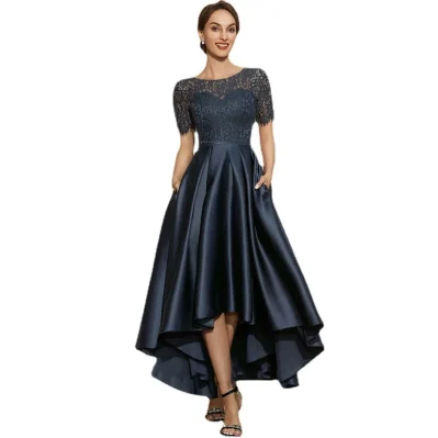 Satin Ball Lace Dress