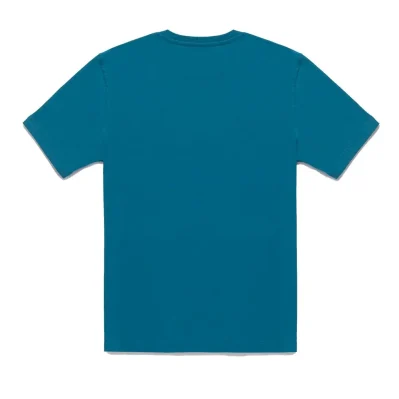 Light Blue Cotton Men T-Shirt
