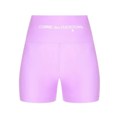 Purple Polyester Short
