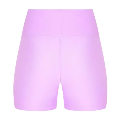 Purple Polyester Short