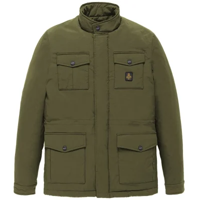 Green Nylon Men's Jacket