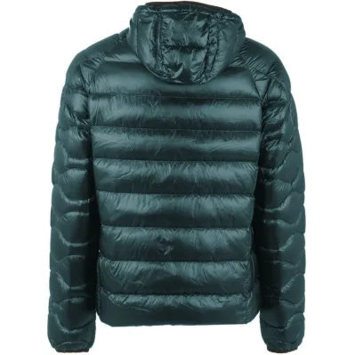 Green Nylon Men's Down Jacket