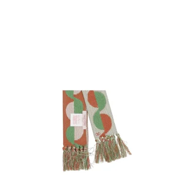 Geometric jacquard pattern Scarf