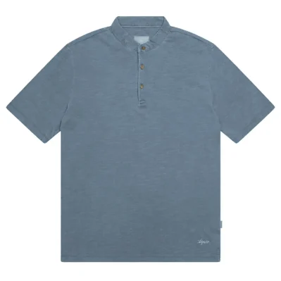 Light Blue Cotton Men T-Shirt