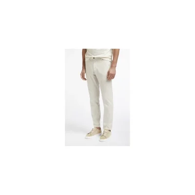 Beige Cotton Jeans & Pant